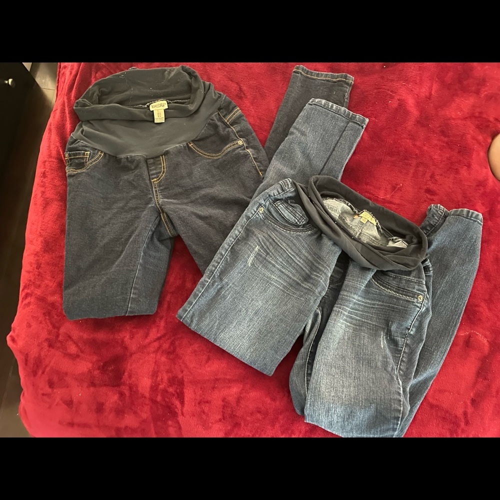 2 Pack Bundle Maternity Jeans - image 2